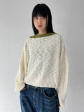BOAT NECK LAYER KNIT