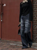 3 hole ribbon knitwear