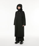 Hoodie Balmacaan Long Coat