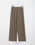 Fenme Brushed Banding Layered Pants