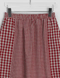 Erin Check Banding Long Skirt
