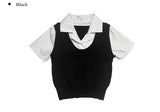 Guilty Short Sleeve Shirt Vest Set