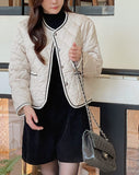 Seo Quilting Color Matching Lightweight Padding Jacket