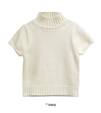 WOOL TURTLENECK HALF KNIT