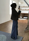 FLOWING DART DRAPE SKIRT