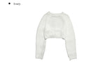 Kenzie Back Slit Bolero Strap Knit