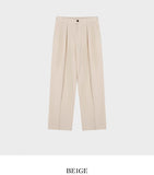 Ablik three tuck linen slacks