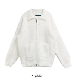 MOHAIR POCKET ZIP-UP