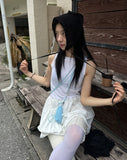 RIBBON SLEEVELESS OPS
