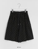 Viewten Banding Dot Bermuda Pants