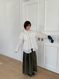 Elcheuki Pintuck Balloon Banding Skirt
