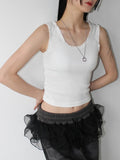 ADORABLE LACE SLEEVELESS