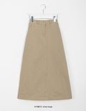 Fidio banding peach fuzz long skirt