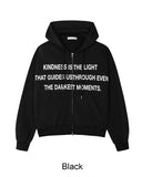 Tevi Lettering Crop Hoodie