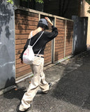 OFF-SHOULDER CROP SWEAT