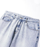 Bulky Wide Denim Pants