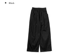 Horse Banding Strap Wide Pin Tuck Pants
