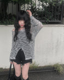 Reese Net Strap Slit Knit