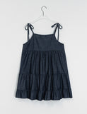 Yubun Denim Tiered Sleeveless Layered One Piece