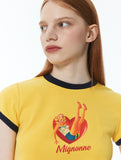 Pin-up girl crop t-shirt 002