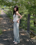 Enjou Ribbon Silver Necklace