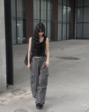 Petty Big Cargo Two Buckle Wide Pants