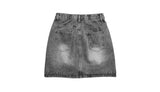 Nuts Washing Denim Mini Skirt