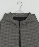 Groua Check Over Hood Windbreaker