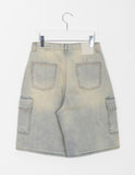 Hayu Cargo Denim Bermuda Pants