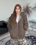 Aelon Hood Denim Jumper