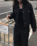 Wed Denim Crop Damage Jacket