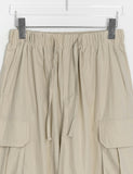 Akem Nylon Banding Cargo Wide Pants