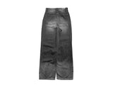 It Gray Washed Denim Wide Pants