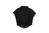Kit Short Sleeve Snap Denim Shirt