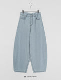 Almos Summer Denim Balloon Wide Pants