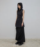 Hooded High Neck Dress