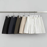 A-line Inner Button Stylish Skirt Pants