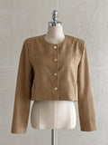 Jenny Suede Crop Jacket