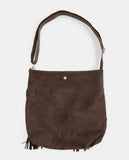 Nare Suede Tassel Fringe Crossbody Bag
