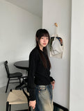 Felint Washing Incision Balloon Denim Pants