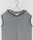 Heldo Color Matching Layered Dot Hood Vest