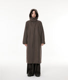 Hoodie Balmacaan Long Coat