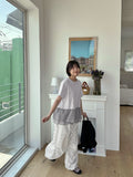 Hiryu Star Summer Banding Wide Pants
