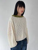 BOAT NECK LAYER KNIT