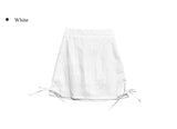Heard nylon strap mini skirt