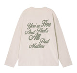 ALL THAT Henley Neck Long Sleeve T-Shirt