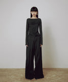 Drape Layered Long Sleeve