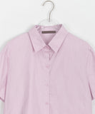 Dyoho Color Crop Collar Shirt