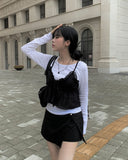 Dizzy Round Slim Long Sleeve T-shirt