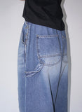 3 BUTTON CARPENTER WIDE DENIM
